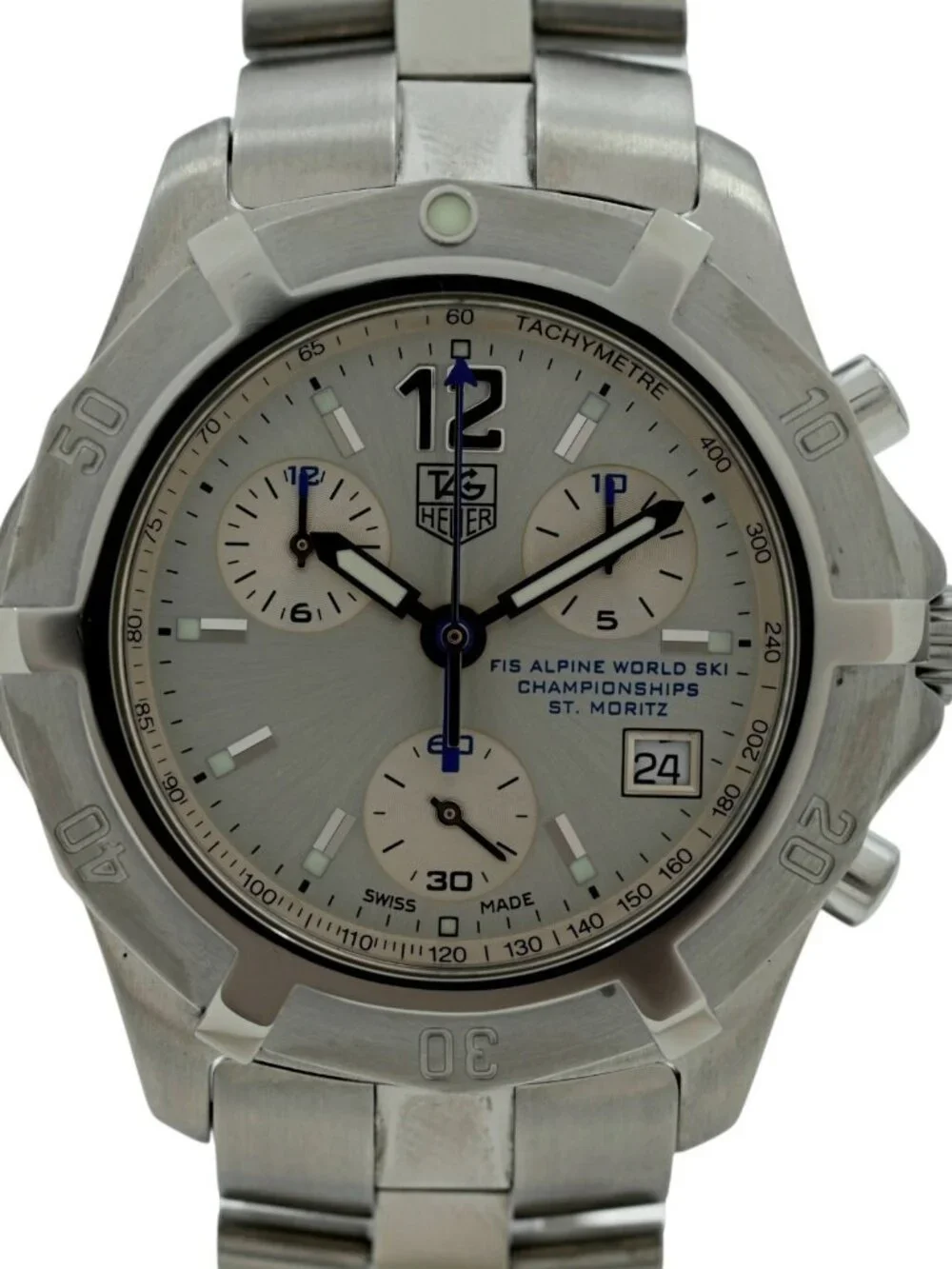 Tag Heuer 39mm Men's 2003 Exclusive World Ski Championships 240/700 Watch CN111C